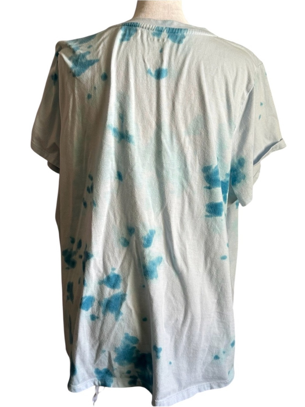Sonoma tie -Dye Tee with Floral Flag Graphic women’s size XXL - Picture 3 of 4